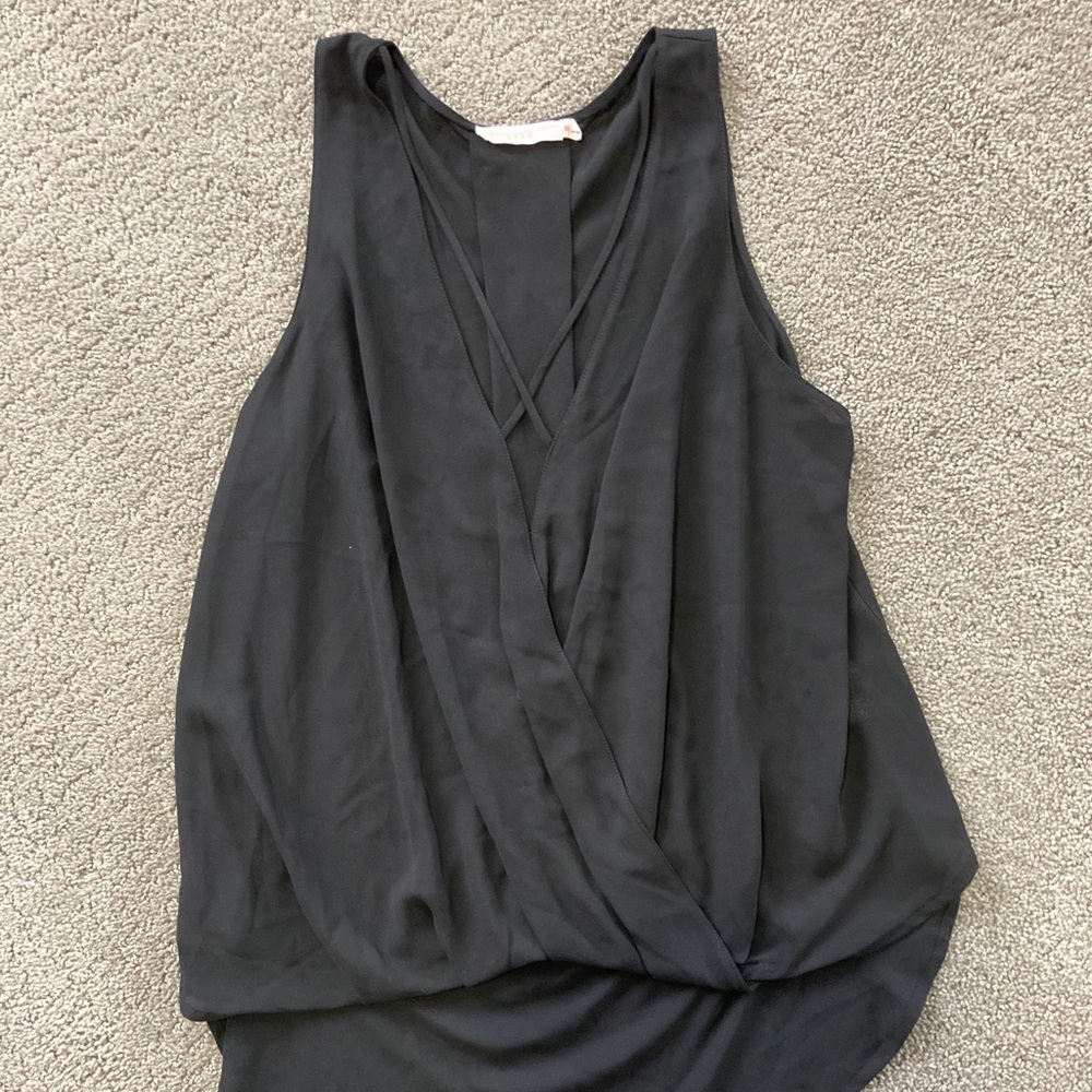 Lush Sexy going out top black deep V